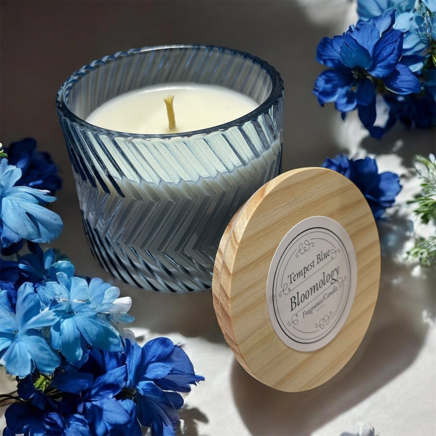 Tempest Blue 10 oz candle