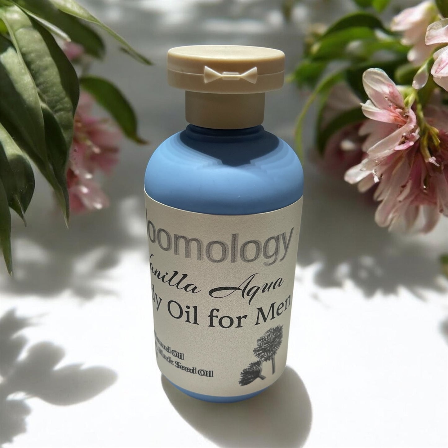 Vanilla Aqua men body oil 8oz