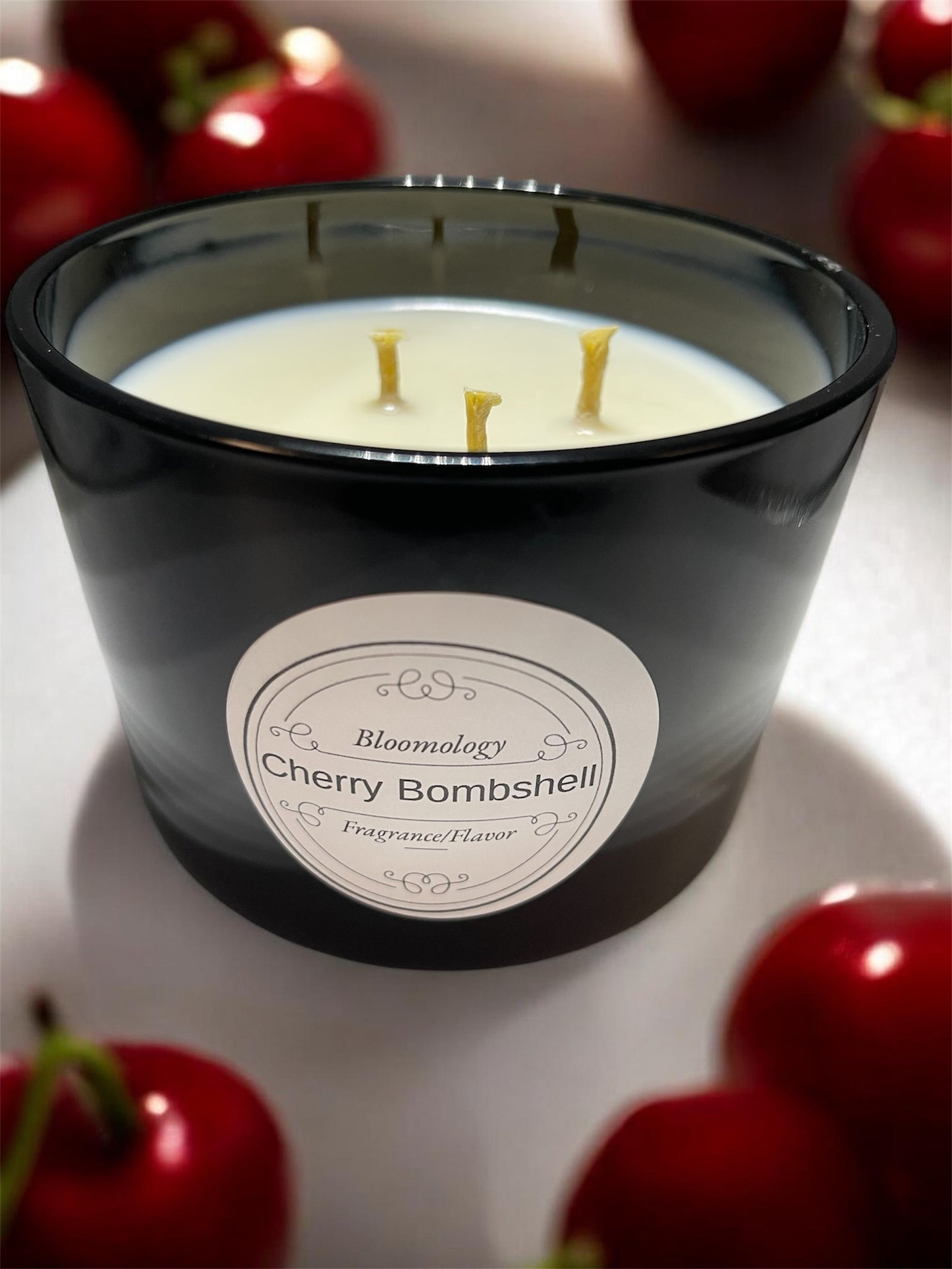 Cherry Bombshell 3 wick candle (12oz)