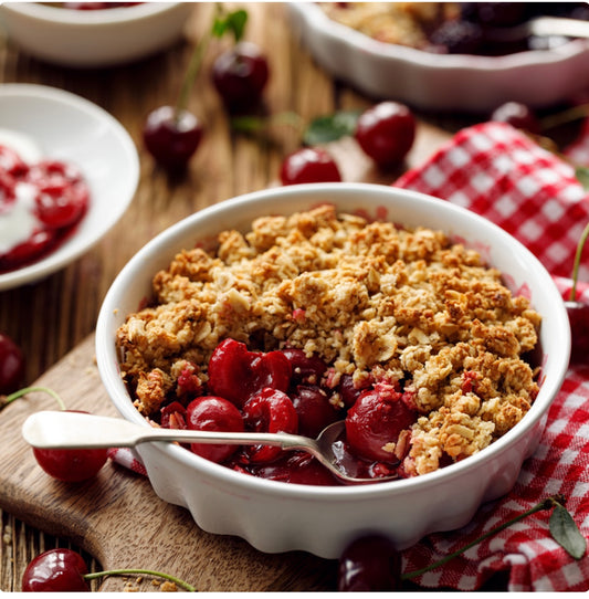 Cherry Crumble Pie